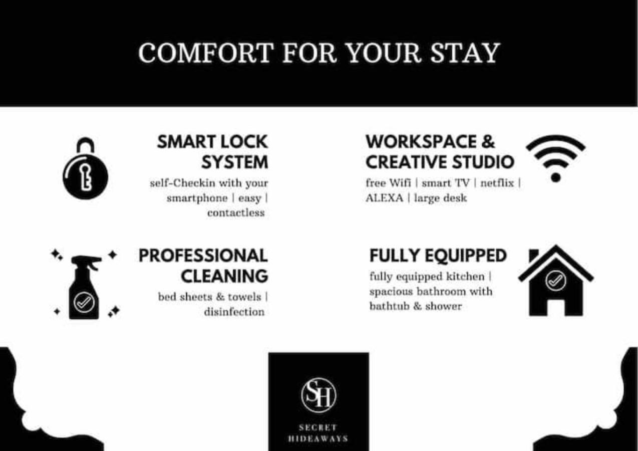 Secret Hideaways Cozystudio Superior Apartments Mit Wifi L 450M Bis Uni L Messe L Flughafen L Zoo Duisburg Luaran gambar